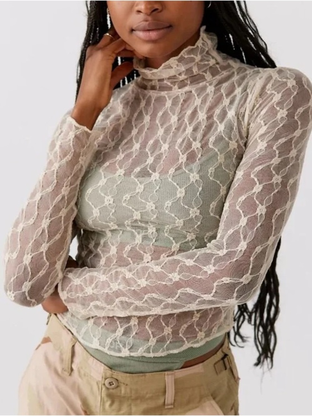Urban sheer top